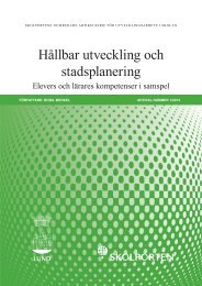 HÃ¥llbar utveckling och stadsplanering - Skolporten