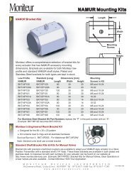 Download NAMUR Brackets Catalog Sheet - Moniteur Devices, Inc