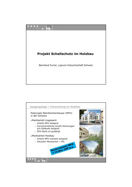 Projekt Schallschutz im Holzbau