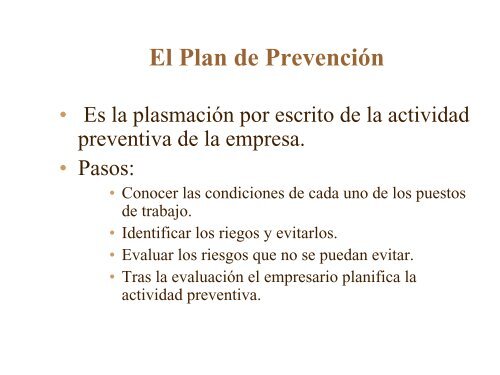 REGLAMENTO DE LOS SERVICIOS DE PREVENCIÓN - Coparmex