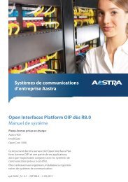 Aastra Open Interfaces Platform ab 7.7 - This page is no longer valid