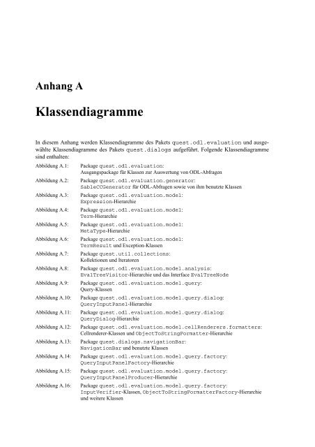 ODL-Sprachkonstrukte und interaktive Benutzerschnittstelle - TUM