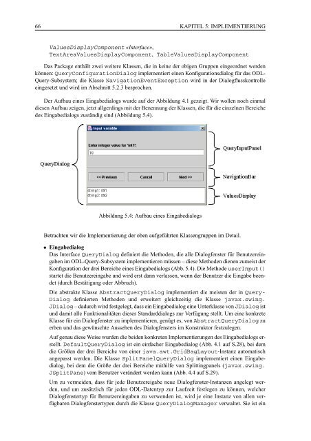 ODL-Sprachkonstrukte und interaktive Benutzerschnittstelle - TUM