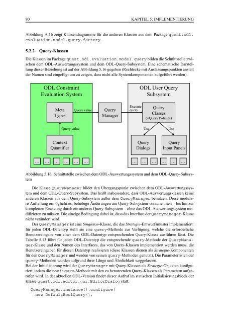 ODL-Sprachkonstrukte und interaktive Benutzerschnittstelle - TUM