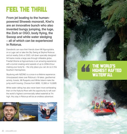 Rotorua Motivational Brochure