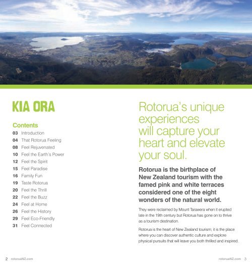 Rotorua Motivational Brochure