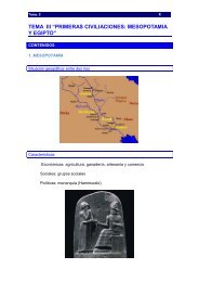 tema iii âprimeras civiliaciones: mesopotamia y egiptoâ - Colegio ...