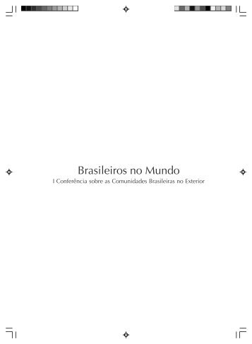 Brasileiros no Mundo - Textos Acadêmicos Vol II - Funag