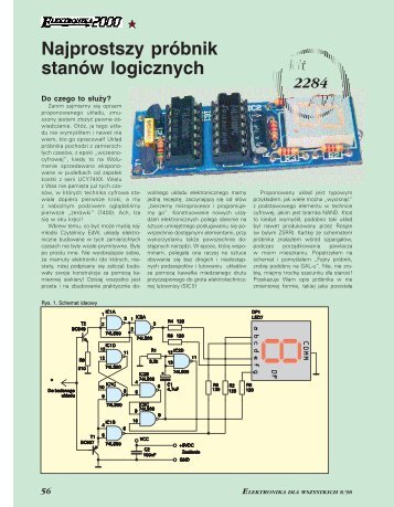 Najprostszy próbnik stanów logicznych (211KB) - Elportal