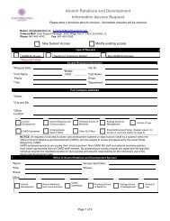 Security Access Request Form