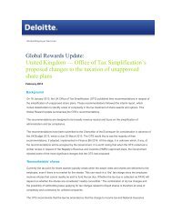 Global Rewards Update: United Kingdom — Office of Tax ... - Deloitte