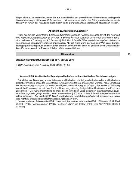 Gleich lautende Erlasse der obersten Finanzbehörden der Länder zur