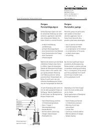 Peripex Peristaltikpumpen Peripex Peristaltic pumps - Qas-inc.com