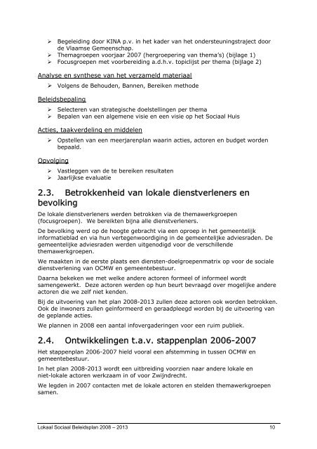 Zwijndrecht - lokaal sociaal beleidsplan 2008-2014 (PDF, 2 MB)
