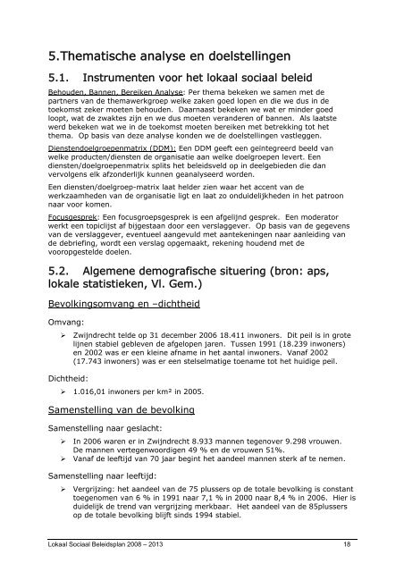 Zwijndrecht - lokaal sociaal beleidsplan 2008-2014 (PDF, 2 MB)