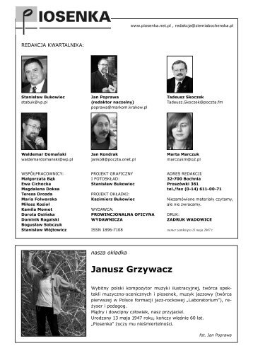 Janusz Grzywacz - Biblioteka Polskiej Piosenki