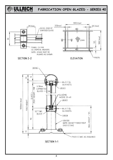 Balustrade Systems - Ullrich Aluminium