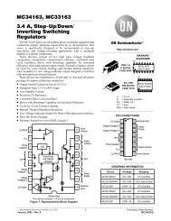 MC34163, MC33163 3.4 A, Step-Up/Down/ Inverting ... - Darlas