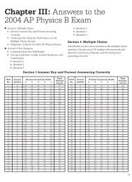 2004 AP Physics B & Physics C Released Exam