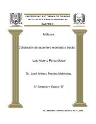 reporte de calibraciÃ³n de aspersora montada a tractor - Universidad ...