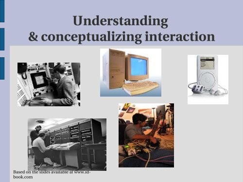 Understanding & conceptualizing interaction