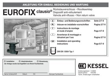 EUROFIX Clausio - Kessel