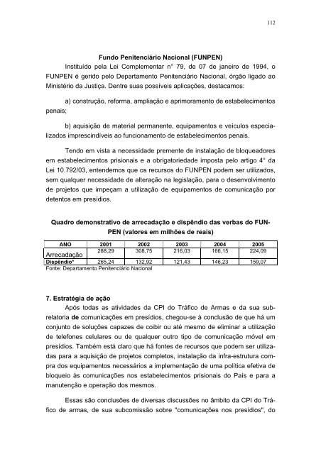 Ãntegra do relatÃ³rio final da CPI do TrÃ¡fico de Armas