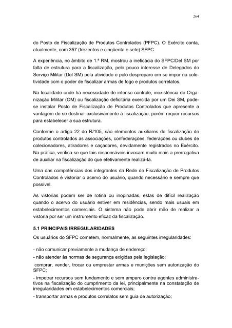 Ãntegra do relatÃ³rio final da CPI do TrÃ¡fico de Armas