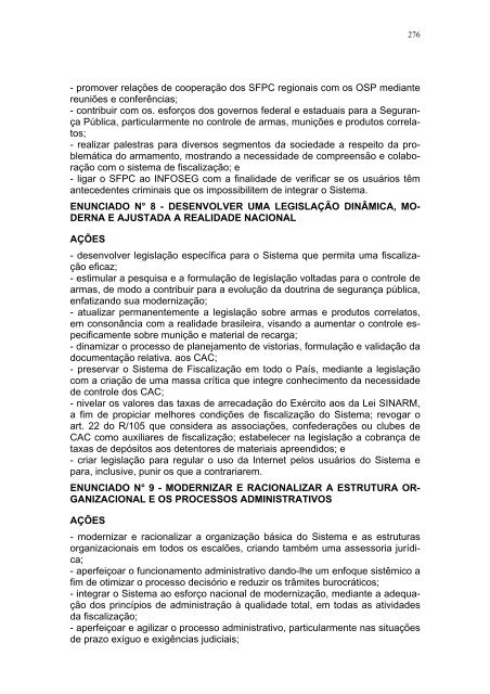 Ãntegra do relatÃ³rio final da CPI do TrÃ¡fico de Armas