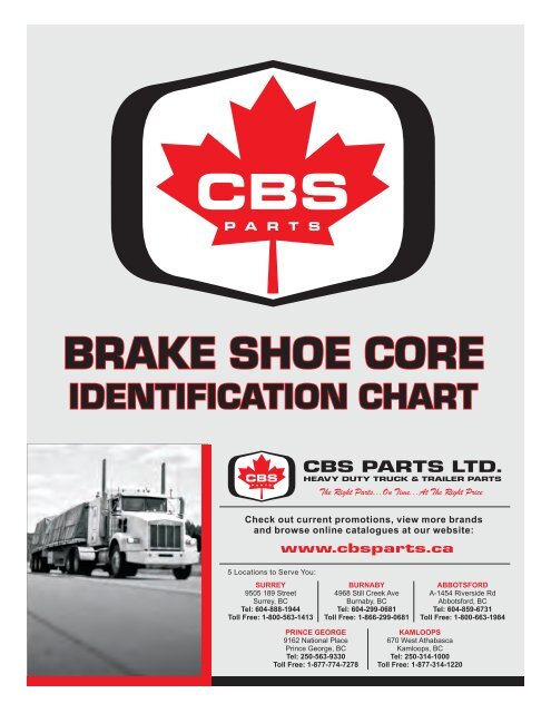 Brakes - Air - CBS Parts Ltd.