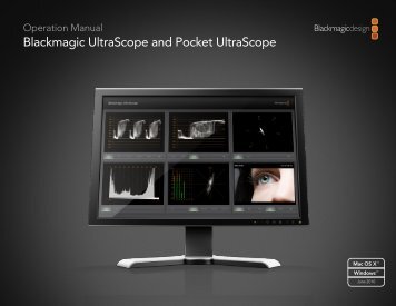 Blackmagic UltraScope and Pocket UltraScope - Video Data
