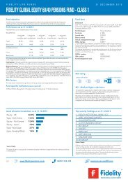global equity 60/40 pensions fund - Fidelity Worldwide Investment