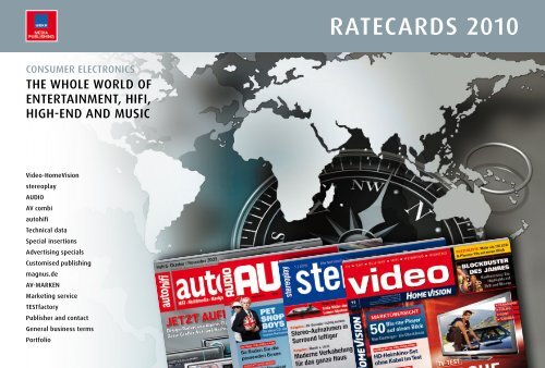ratecards 2010 - WEKA Mediengruppe München