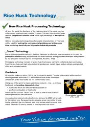 Rice Husk Technology - Pörner Group