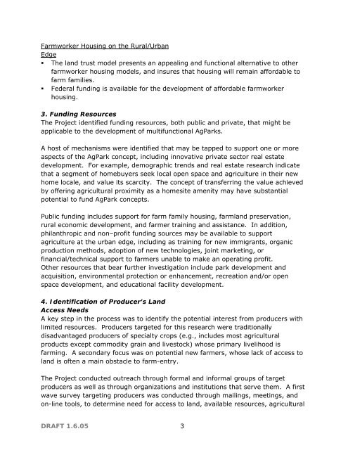 A Feasibility Study for Urban Edge Agricultural Parks - SAGE