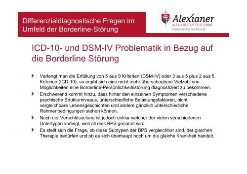 Differenzialdiagnostische Fragen (Dr. Horn) - BLP-Symposien