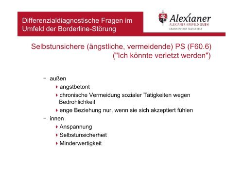 Differenzialdiagnostische Fragen (Dr. Horn) - BLP-Symposien