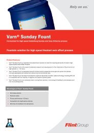 VarnÂ® Sunday Fount - Flint Group