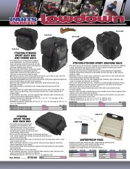 ftb2500/ftb3600 sport sissy bar and combo bags ... - Parts Unlimited