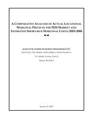 estimated short-run marginal costs - American Public Power ...