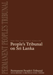 Dublin Tribunal Final Report - TamilNet