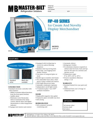 FIP-40 SERIES - KCL Cutsheets