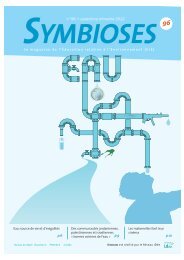 Télécharger le Symbioses entier (PDF 3,6 Mo)