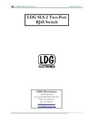 SLS-2 Manual.pdf - LDG Electronics