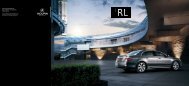For more information or to design your own RL, visit acura.ca. 2010 ...