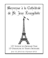 French Mass - The Cathedral of St. John the Evangelist