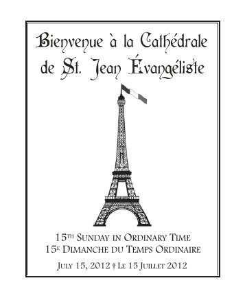 French Mass - The Cathedral of St. John the Evangelist