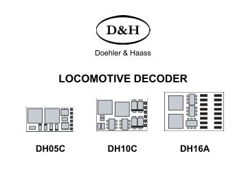 LOCOMOTIVE DECODER - Doehler & Haass