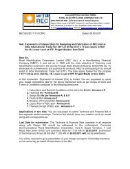 REC/8/3/2011-11/CCPR/ Dated - Rural Electrification Corporation Ltd.