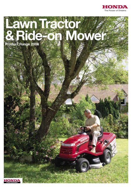 Lawn Tractor &amp; Ride-on Mower - Honda-Mowers.com